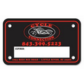 0.024" Poly-Coated Card Motorcycle License Plate